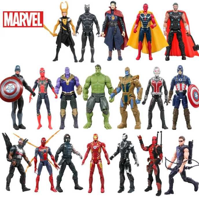 Bonecos de figura de ação dos Vingadores Marvel ENVIO GRÁTIS NOVO