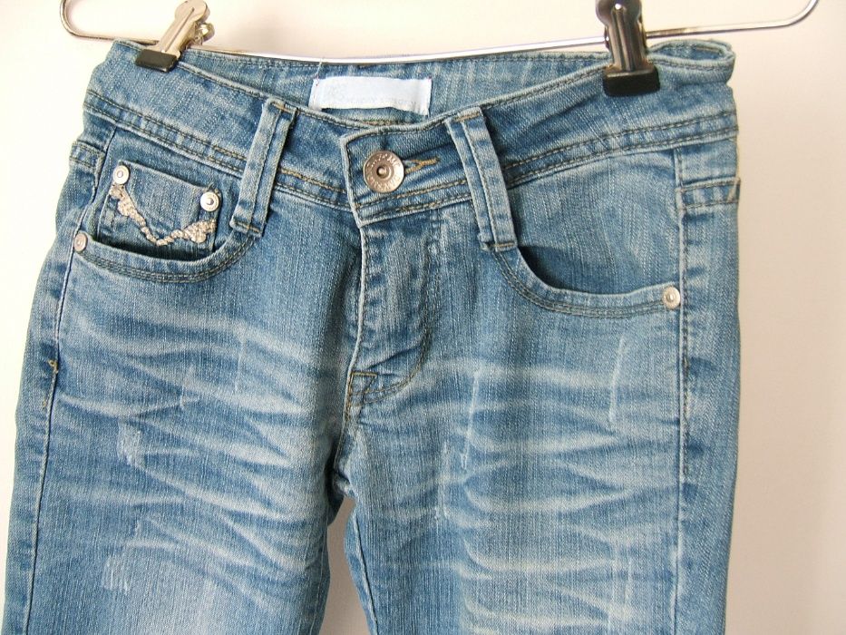 Calções de Ganga nº 34 Novas Cintura baixa