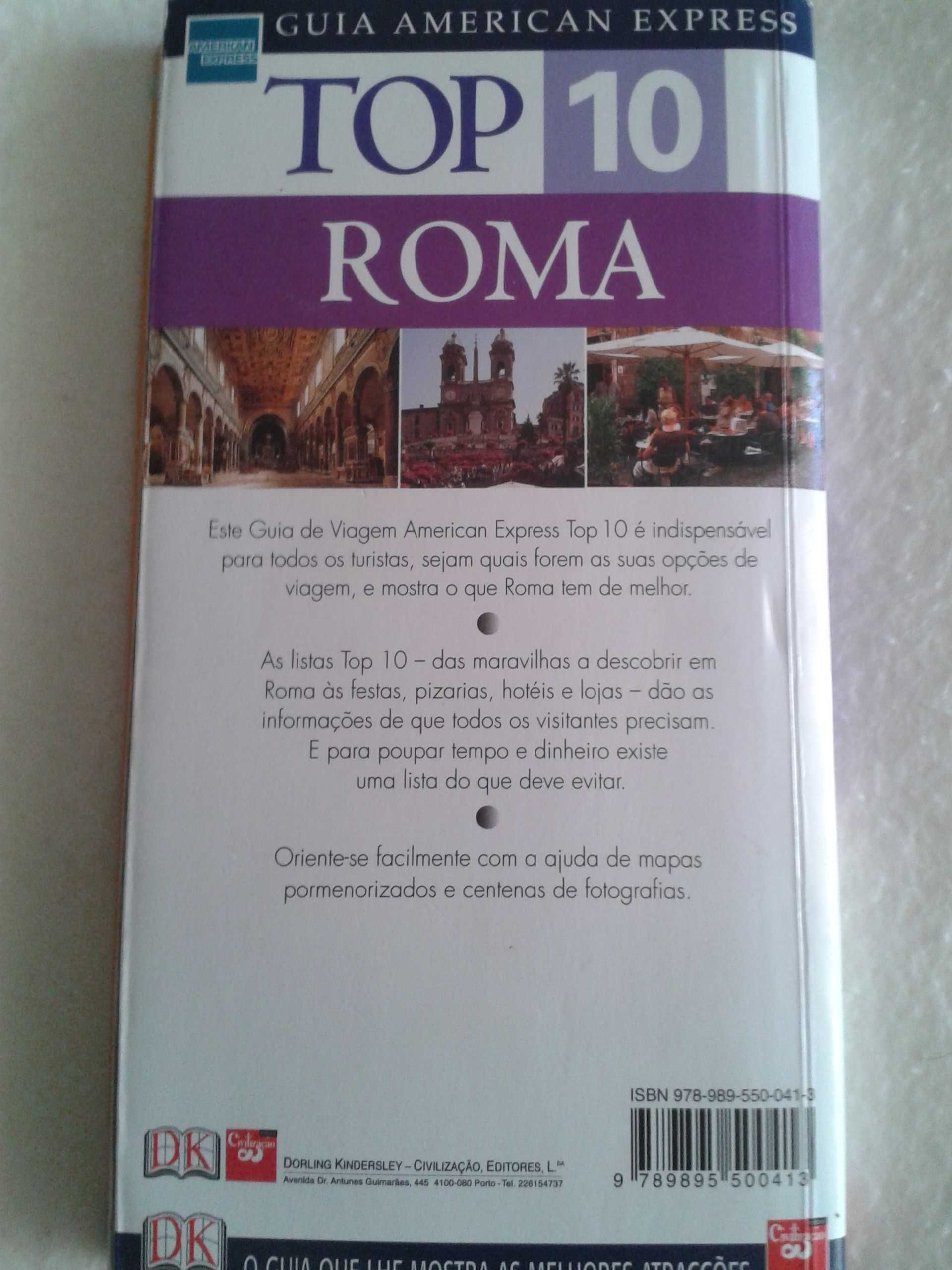 LIVRO GUIA da cidade “eterna”de Roma