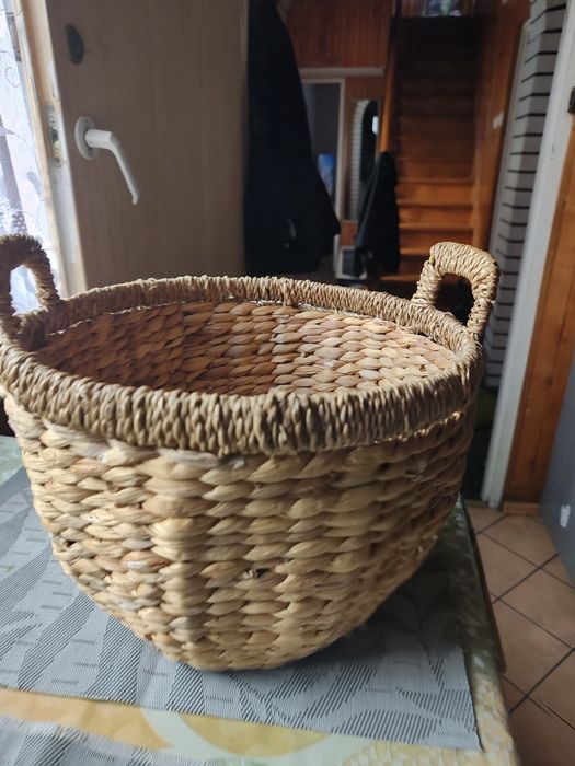 Koszyk kosz ogród dom akcesoria wiklinowy pleciony