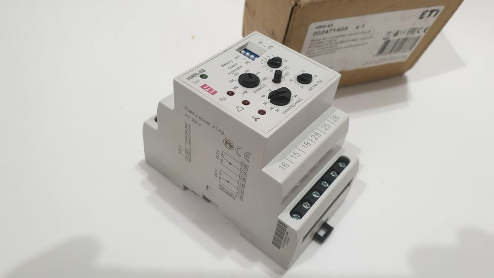 Реле контроля фаз ETI 002471405 HRN-43 230V (3F 2x16A AC1)