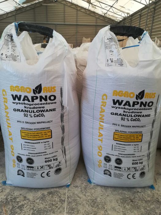 Wapno nawozowe granulowane Kredowe Magnezowe PRODUCENT dostawa cała PL