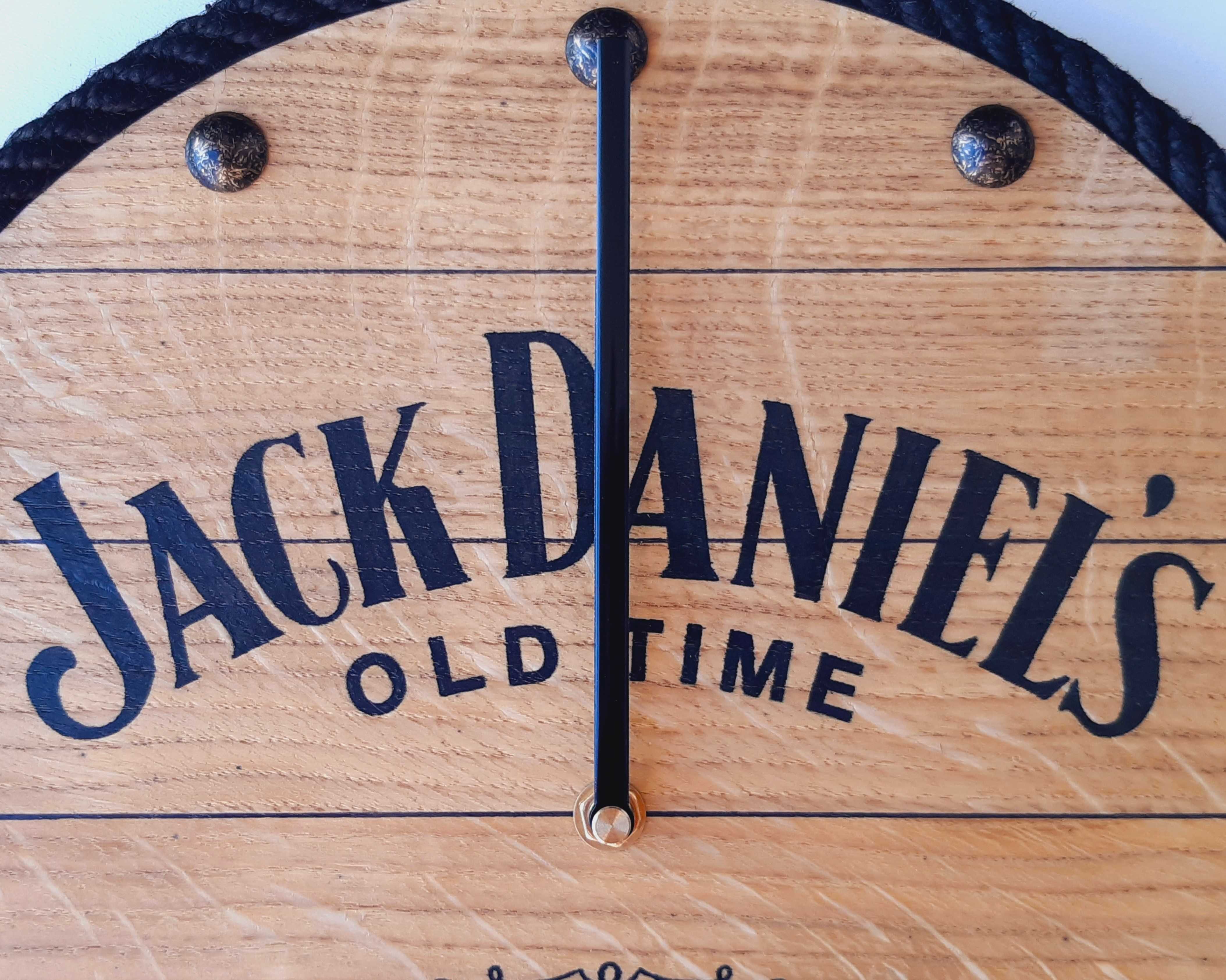 Jack Daniels Prezent dla mężczyzny. DUŻY zegar w stylu Jack Daniels