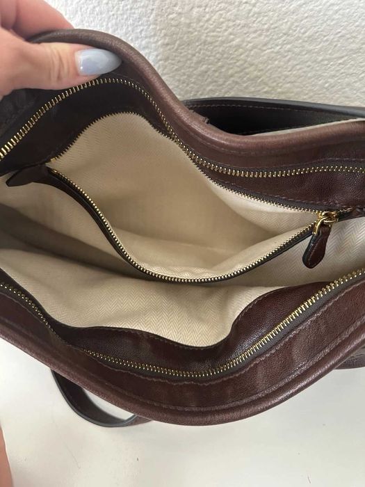 Bolsa Miu Miu Aventure em pele napa, qx castanho
