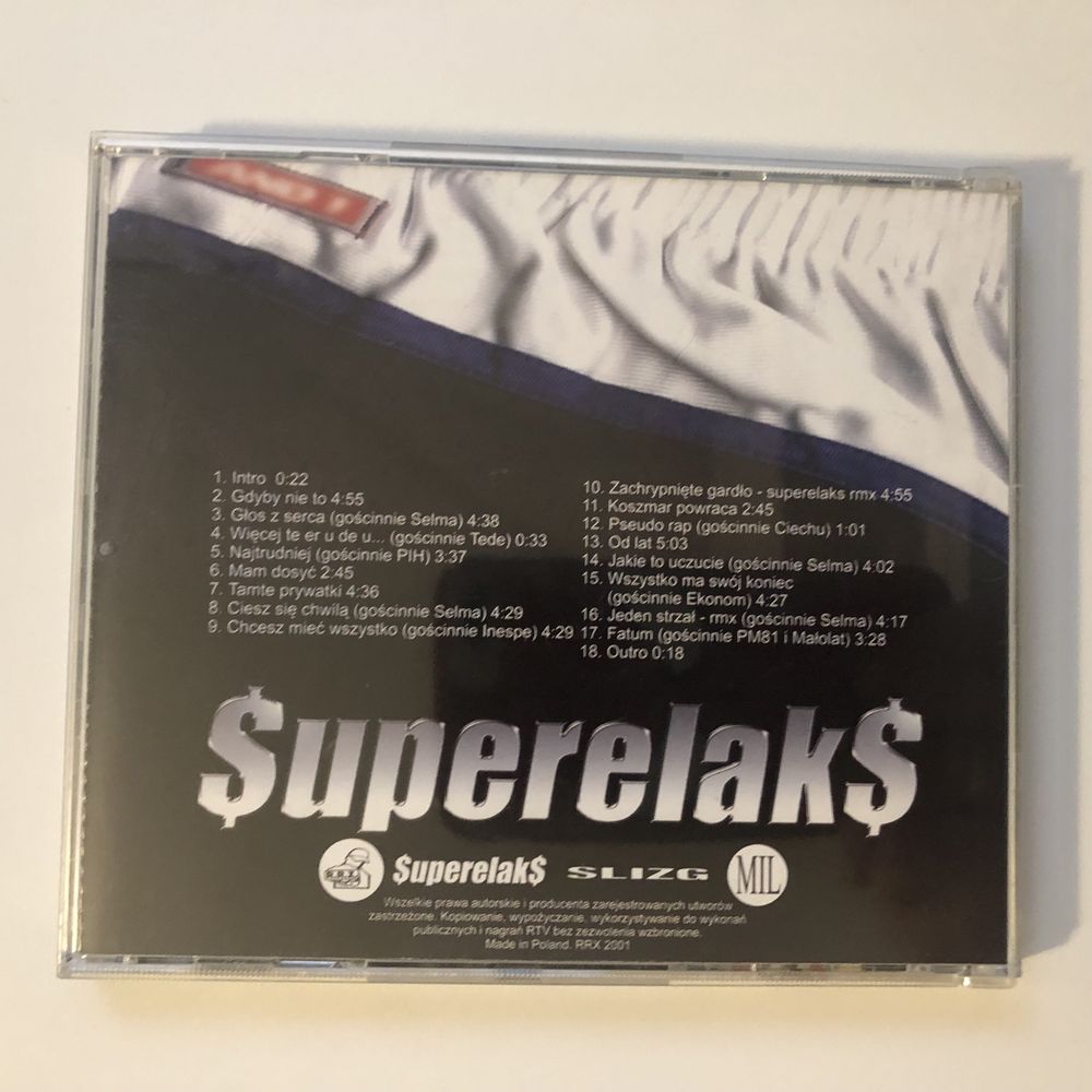 ONAR & OŚKA Superelaks Polski Hip Hop Rap Płyta CD