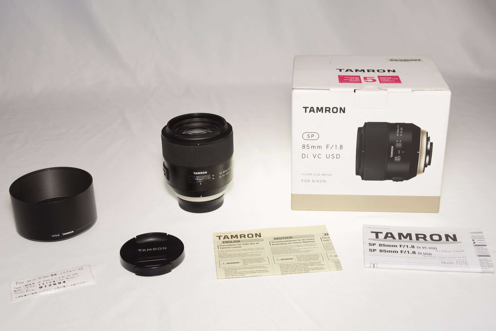 Obiektyw TAMRON SP 85mm f/1.8 Di VC USD BOX do Nikon F # Gwarancja FV