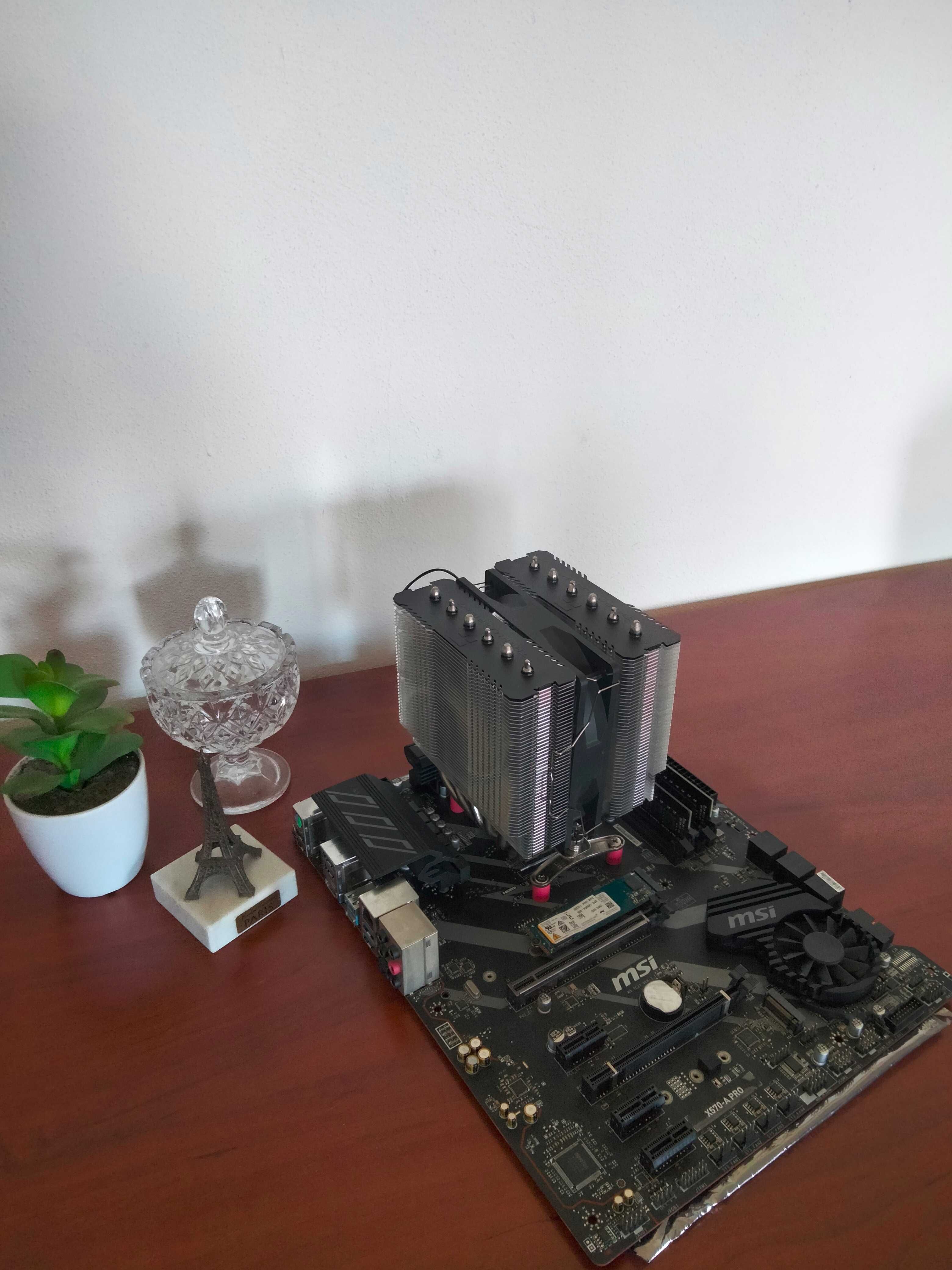 Motherboard + CPU + RAM + SSD + Cooler · Combo