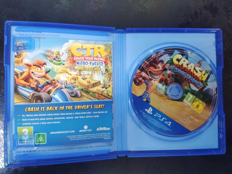 Crash Bandicoot: N. Sane Trilogy PS4 gra po Angielsku