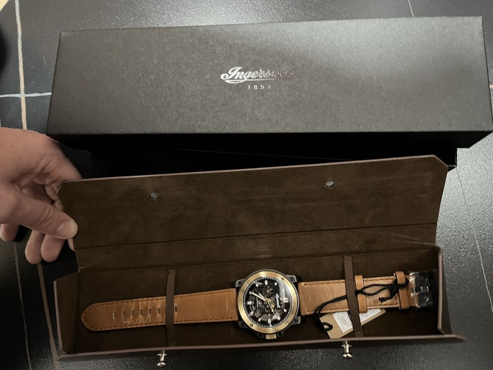 Ingersoll Automatic Skeleton - nowy, pełen zestaw, gwarancja