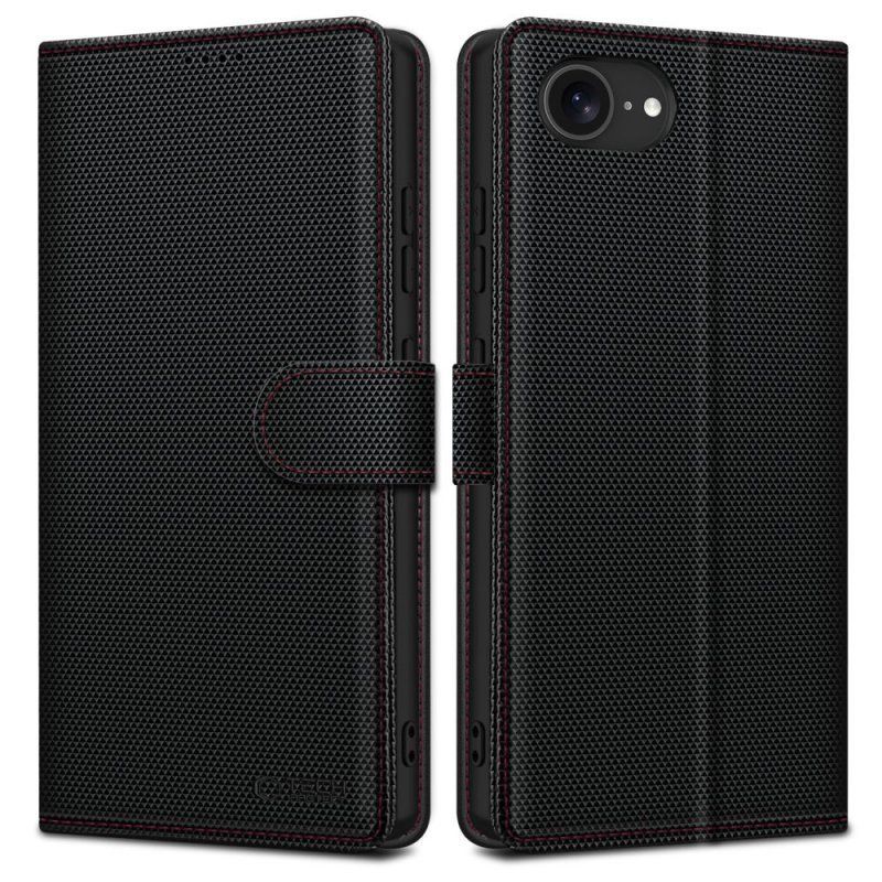 Etui Futerał Tech-Protect Wallet Rs Iphone 16E Black/Red