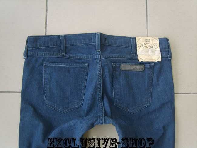 Wrangler JAYNE spodnie damskie jeansy  7/8 W28 pas 85 cm