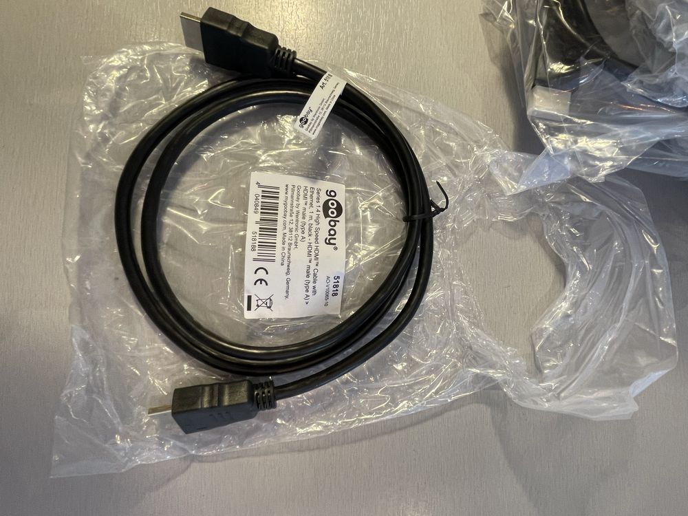 Kabel HDMI 1m dlugosci 13-sztuk paczka HDMI