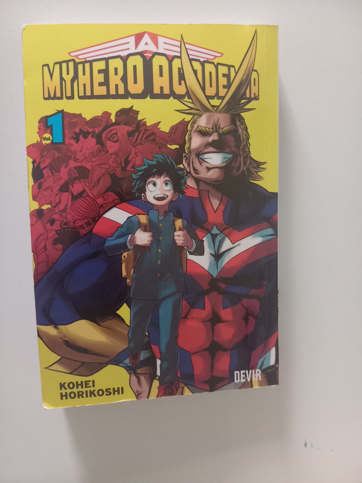 Manga My Hero Academia, Volume 1