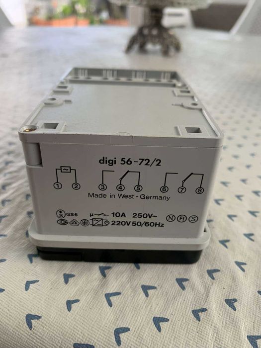 Relogio dois canais - 7 dias Grasslin 56'72 (novo)