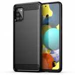Etui do Samsung Galaxy A51 5G Carbon Case obudowa armor pancerne