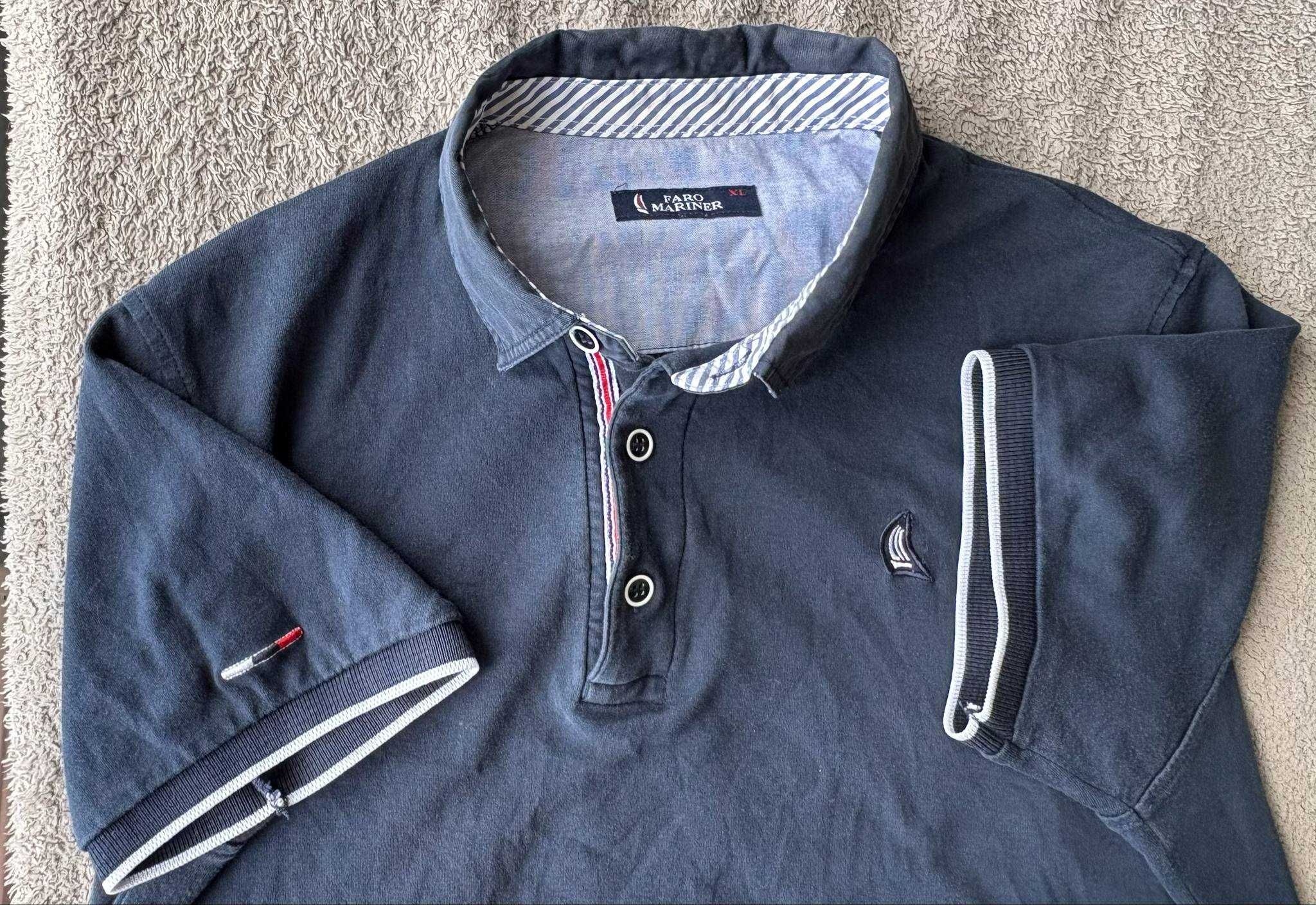 Męska stylowa koszulka polo Faro Mariner XL / jak nowa