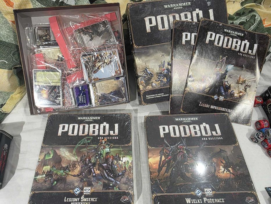 Warhammer 40k: Podbój (Conquest) - pełna NOWA kolekcja PL + fanowskie