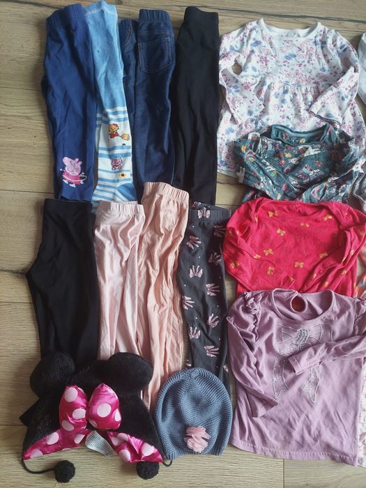 Mega paka ubrań dla dziewczynki jesień zima 2-3l 92-98cm różne marki