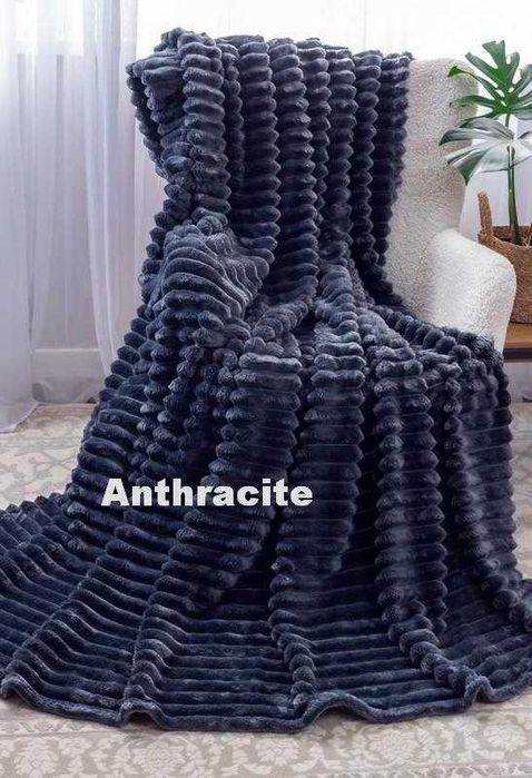 Плед покривало шарпей королівський на ліжко диван в подарунковій сумці