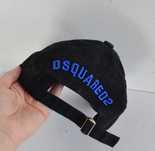 Dsquared2 icon czarna czapka z daszkiem