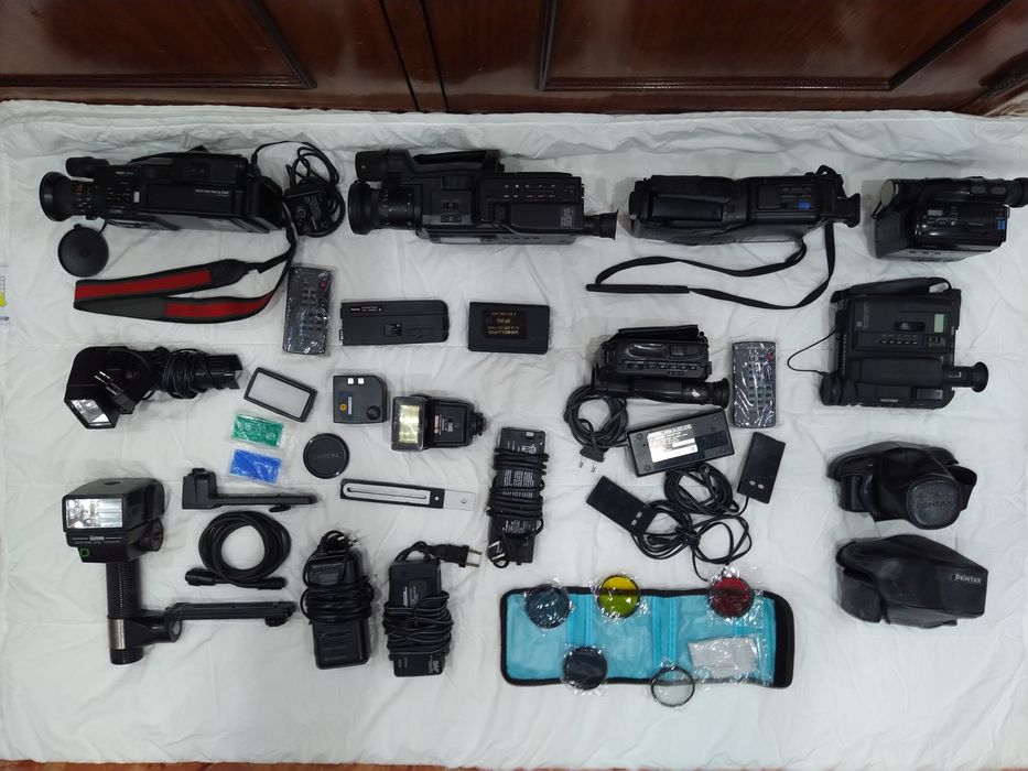 Fotografia e vídeo flash antigo para peças ou para colecionadores casa