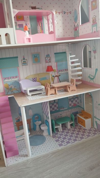 Domek dla lalek XL drewniany