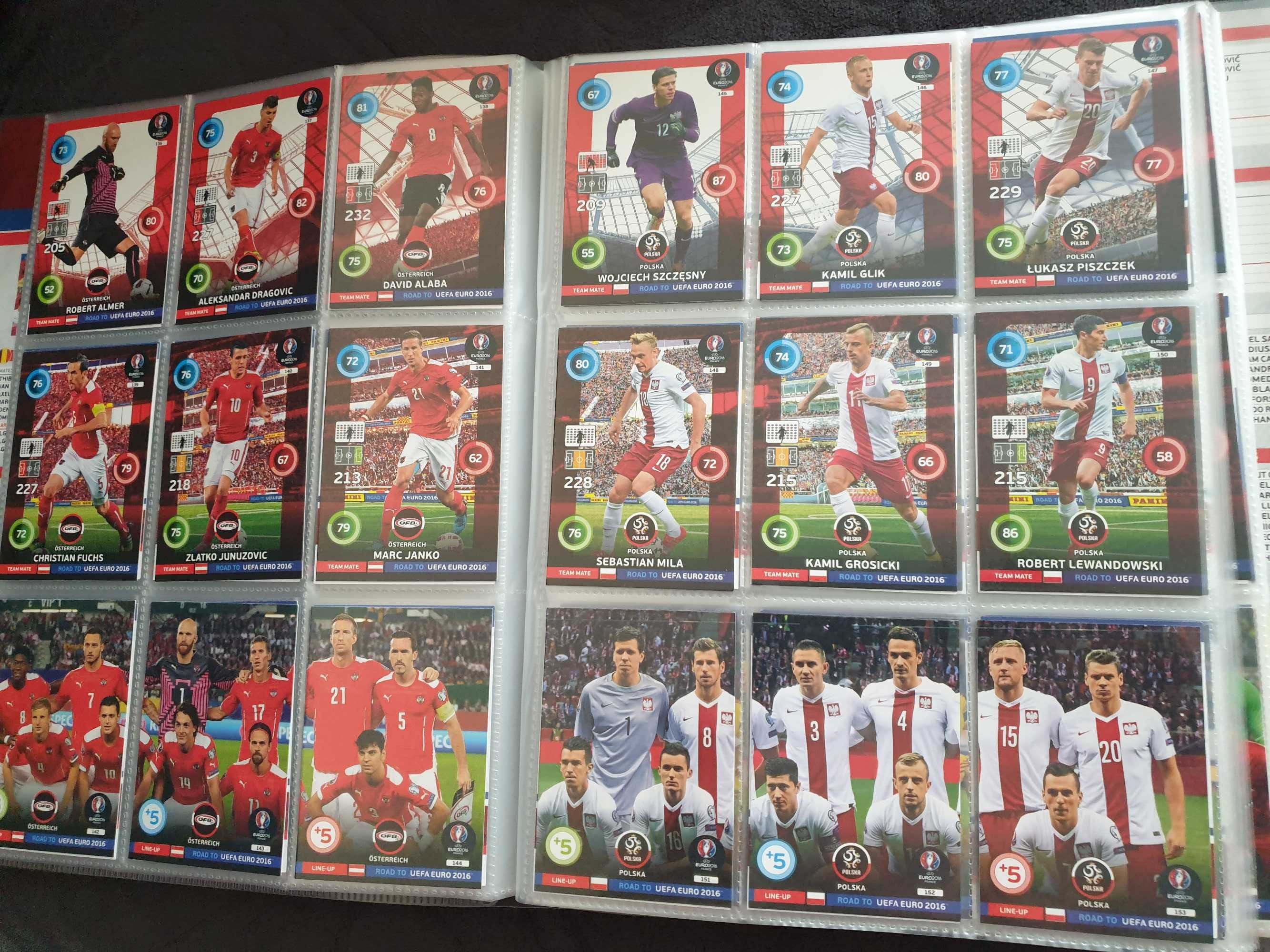 Kompletny album Panini Road to UEFA EURO 2016