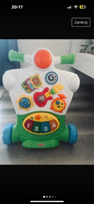 Smiki, Muzyczny chodzik, zabawka interaktywna 3w1