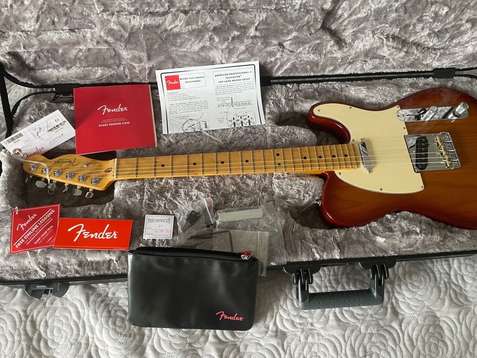 Fender Tele. Amer. Prof. II, Custom Shop Nocaster Pickup,Lock.Tun-nowa