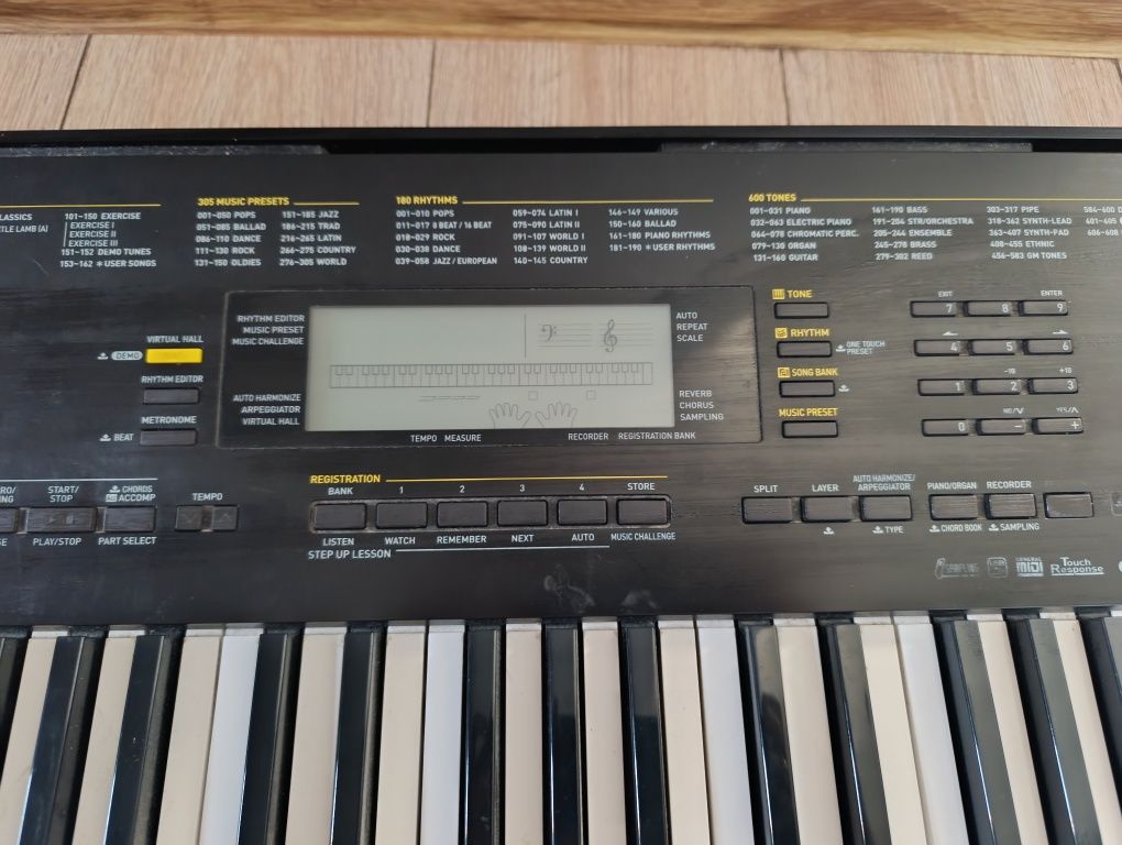 Keyboard Casio bez kabla
