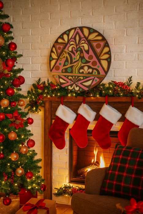 Картина Новогодний конь