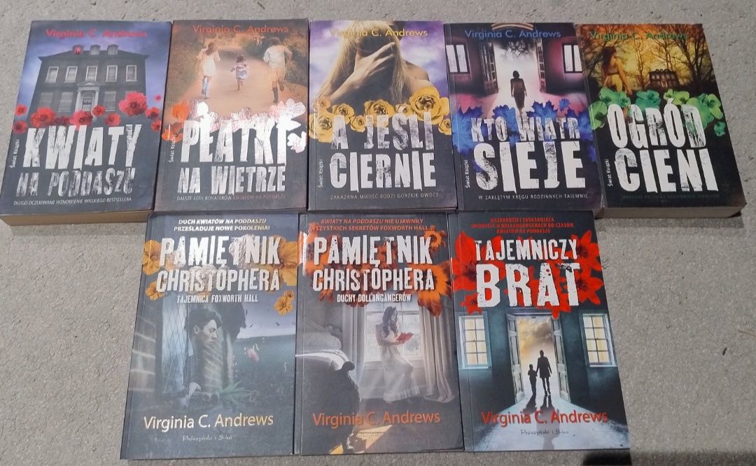 Kwiaty na poddaszu Kto wiatr sieje Pamiętnik Christophera Andrews Virg