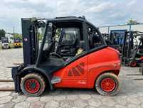 Wózek Widłowy Linde H50t Kontenerowy Triplex Wolny Skok Gaz