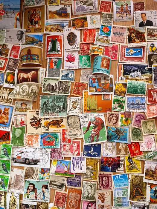 Znaczki pocztowe cały świat 1000szt + 100szt GRATIS