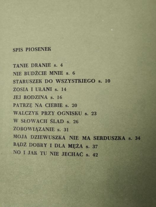 Starsi Panowie Dwaj - zeszyt piosenek cz. 3 i 4