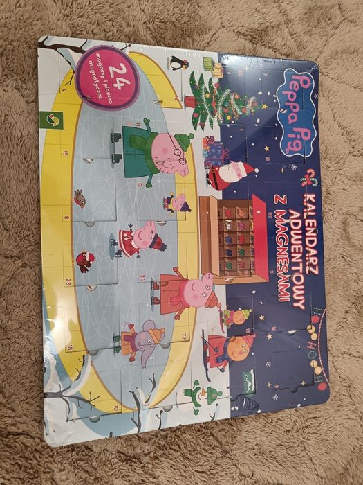Kalendarz adwentowy magnesy peppa