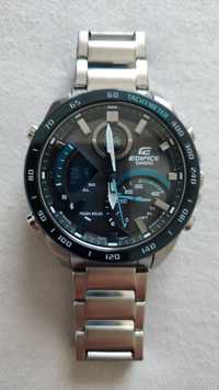 Zegarek solarny Casio Edifice ECB-900DB srebrny bdb stan gwarancja