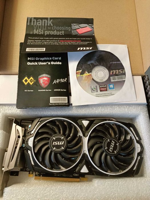 Видеокарта MSI RX470 4Gb DDR5