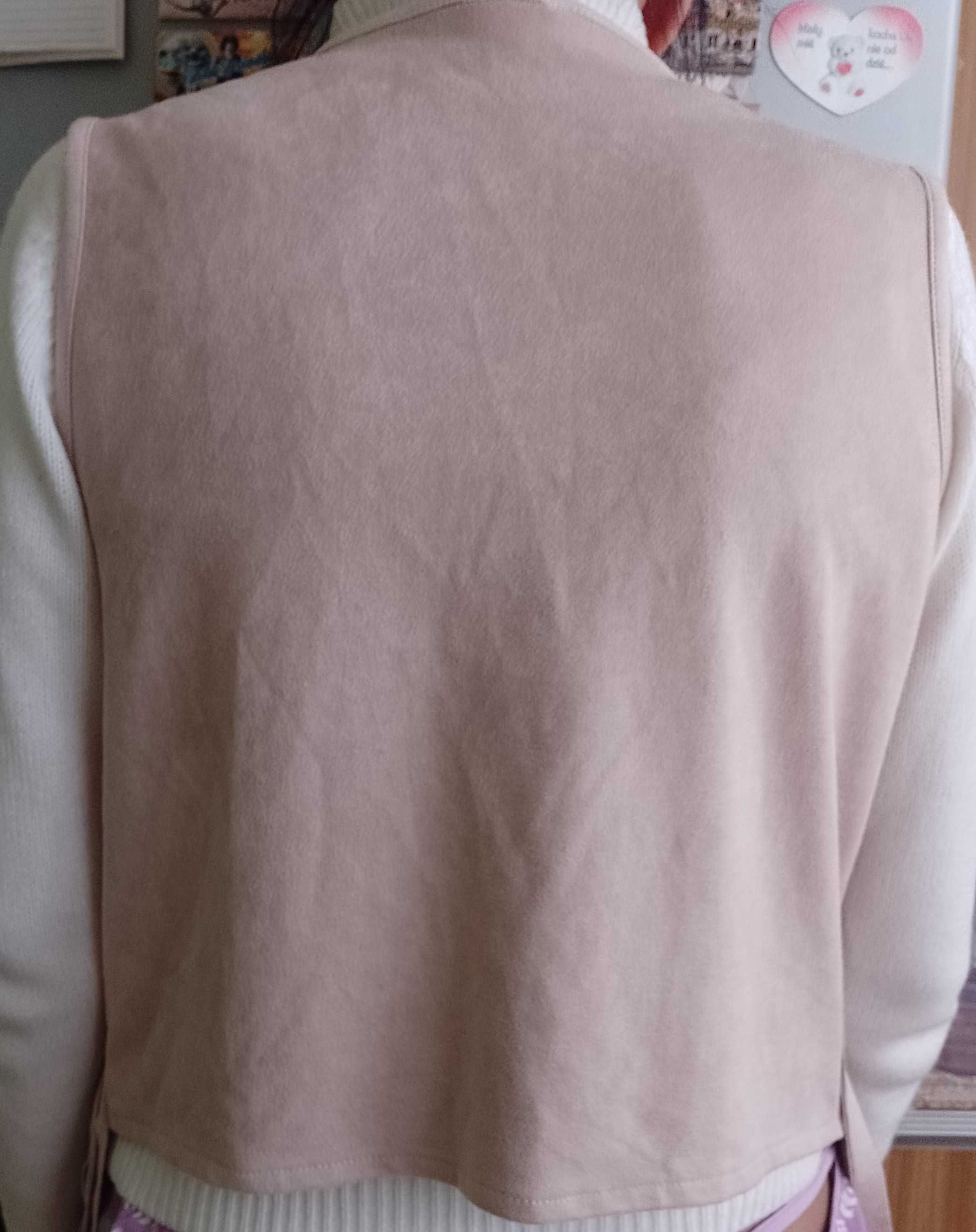 (38/40) (M/L) Bogato zdobiona frędzlami Kamizelka kowbojska z Londynu