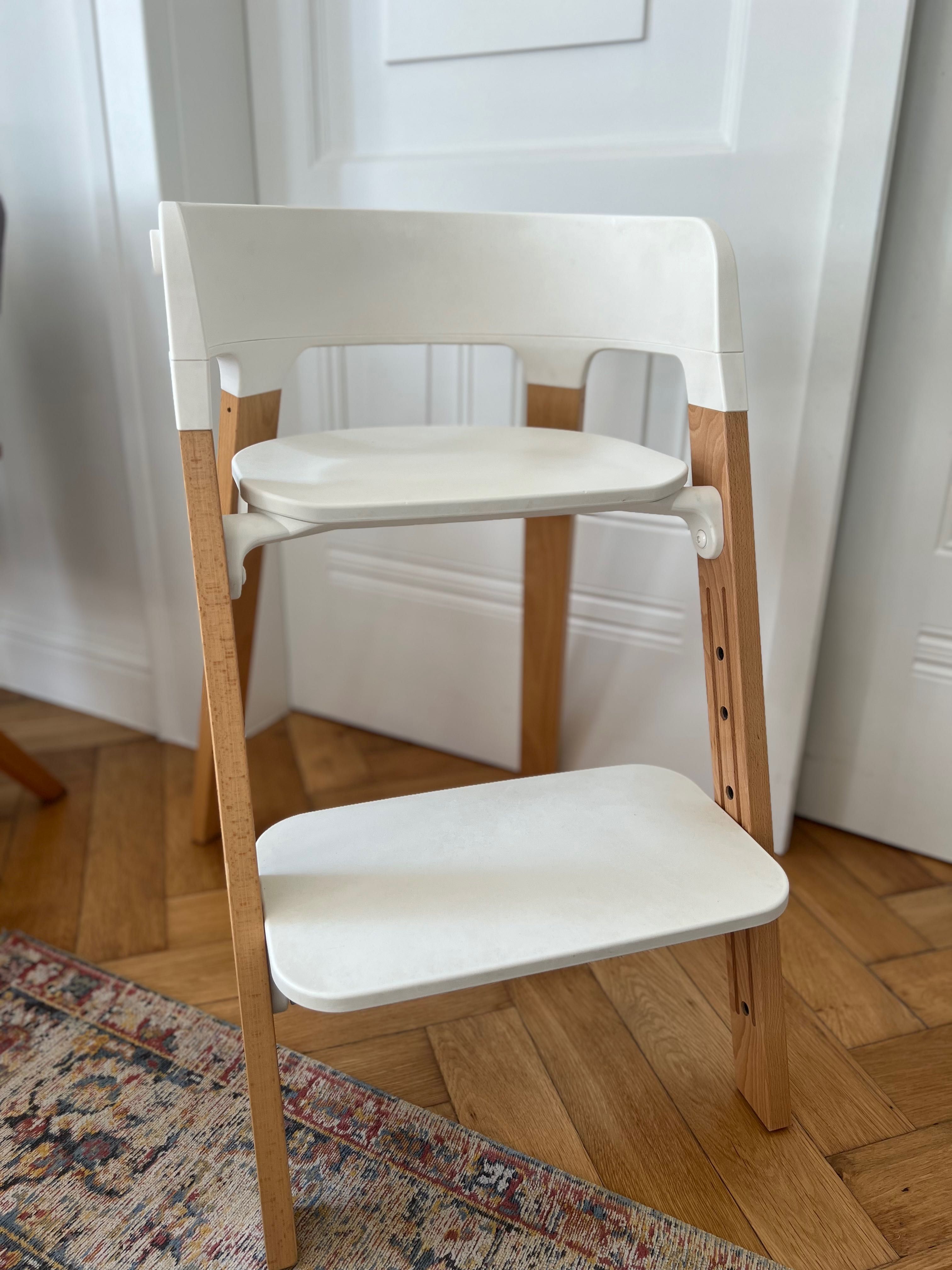 Krzesełko Stokke steps + baby set + tacka