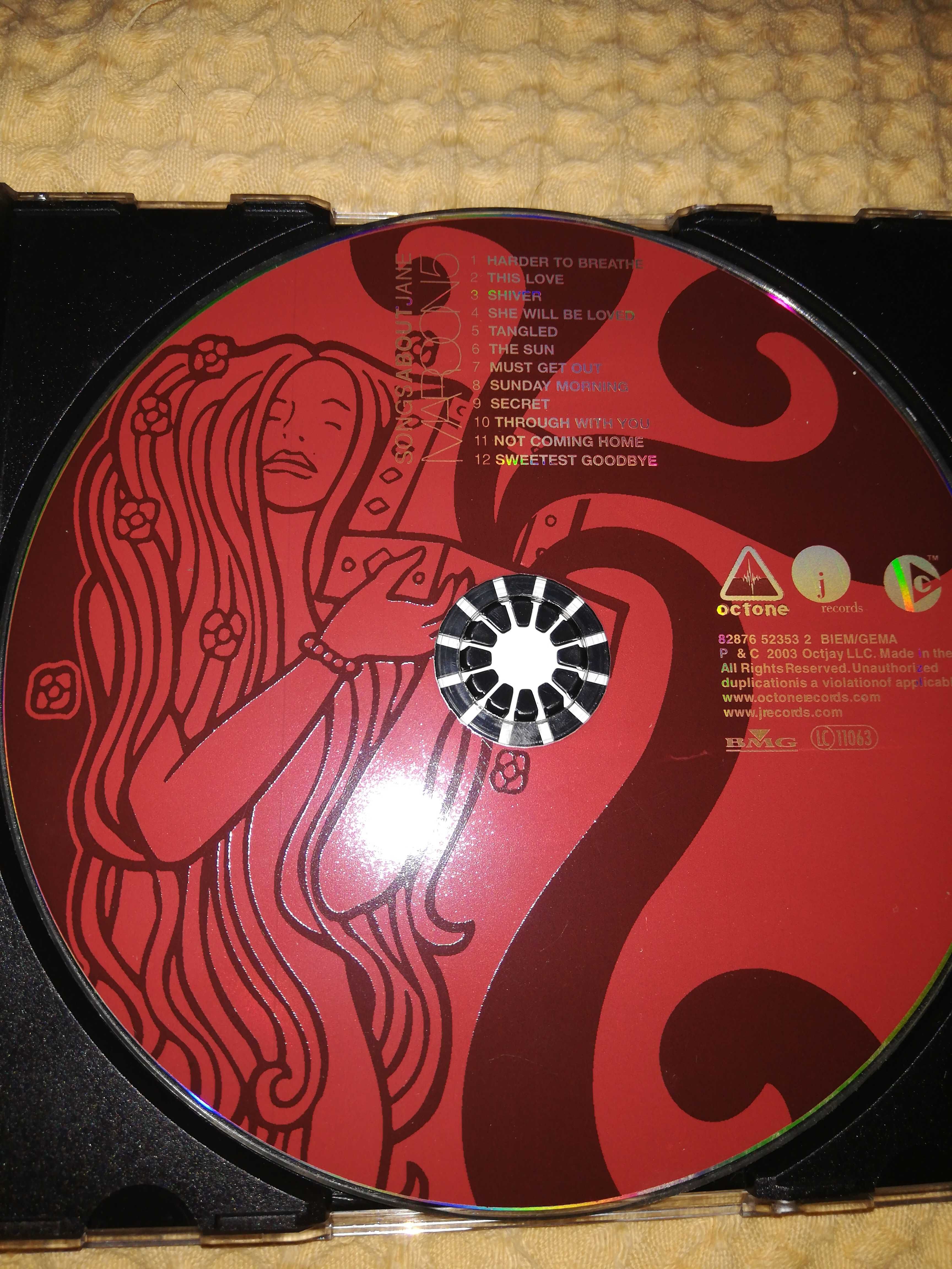 CD Maroon 5 Songs about Jane