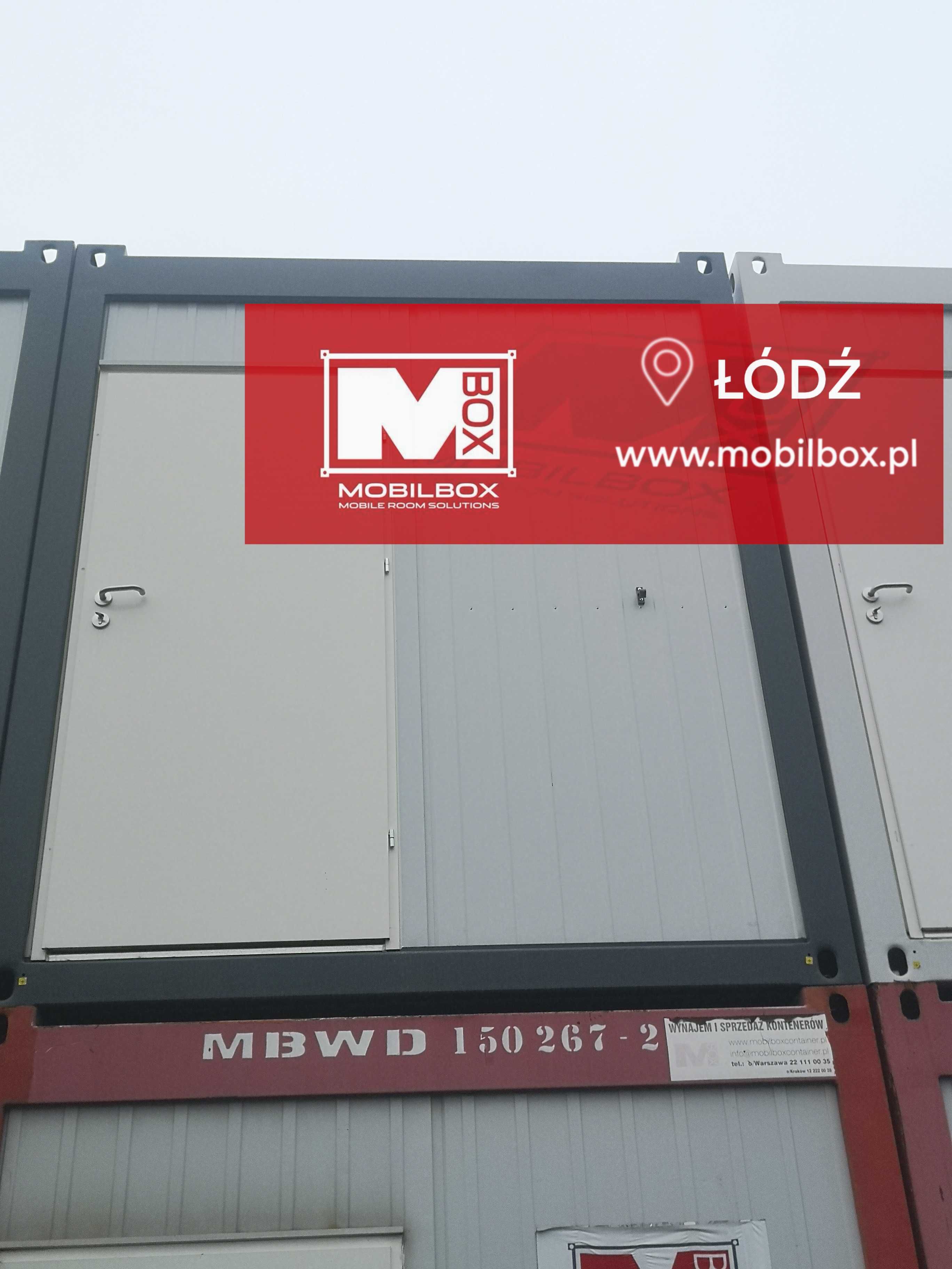 KONTENER Biurowy, Budowlany, Socjalny MB 20 H - NOWY