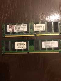 2 Memórias ram DIM 512mg ddr400