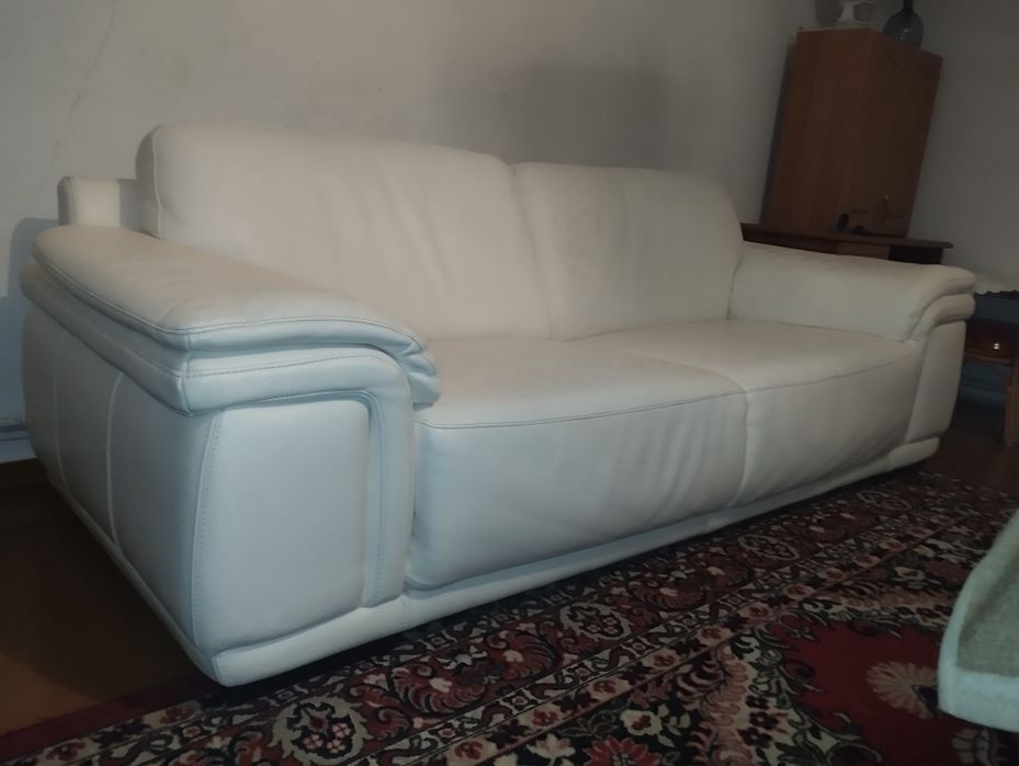 !Śliczna Kanapa Skórzana 100% Stan idealny