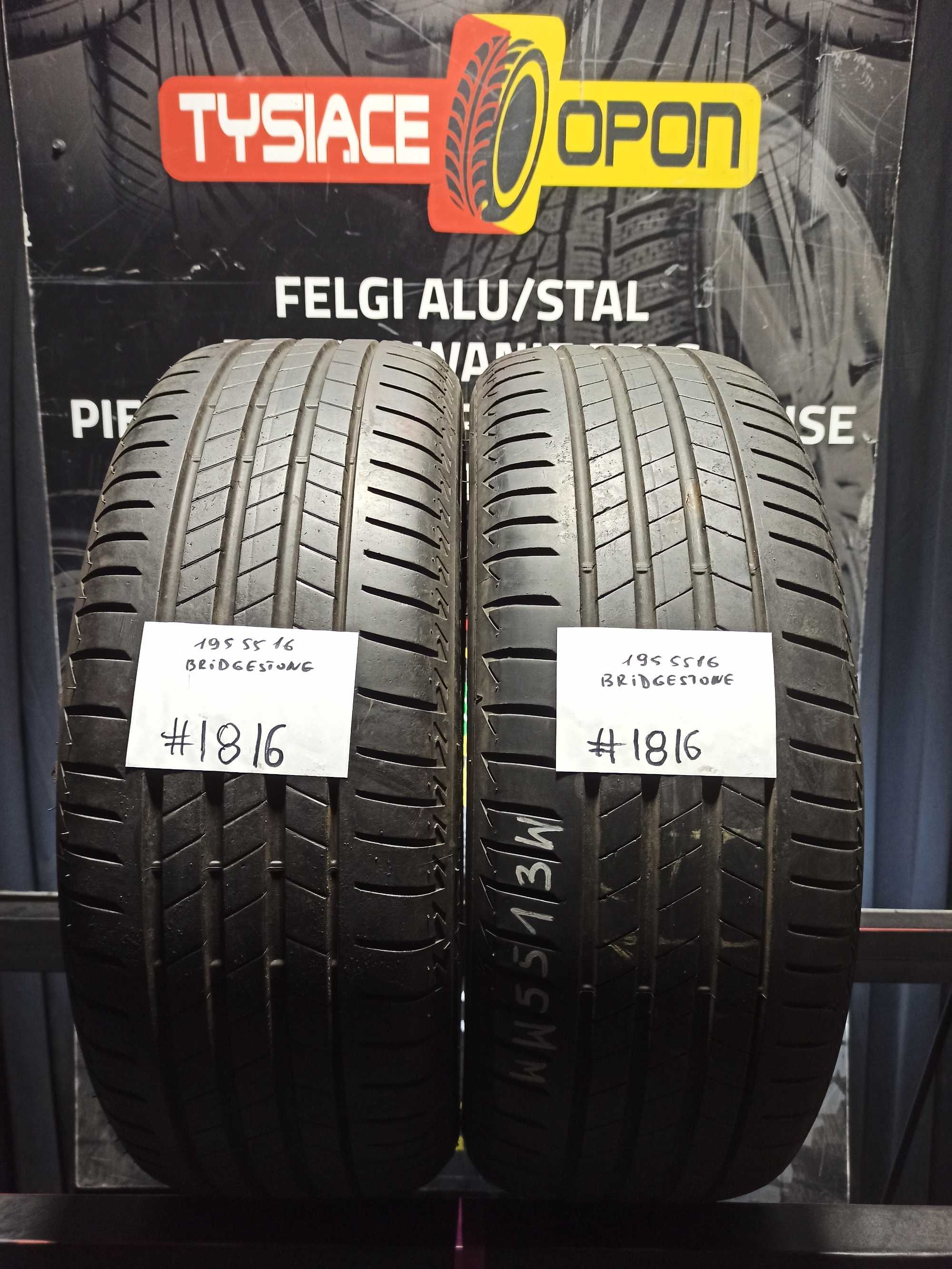 Opony Letnie 195/55/16 BRIDGESTONE TURANZA #1816