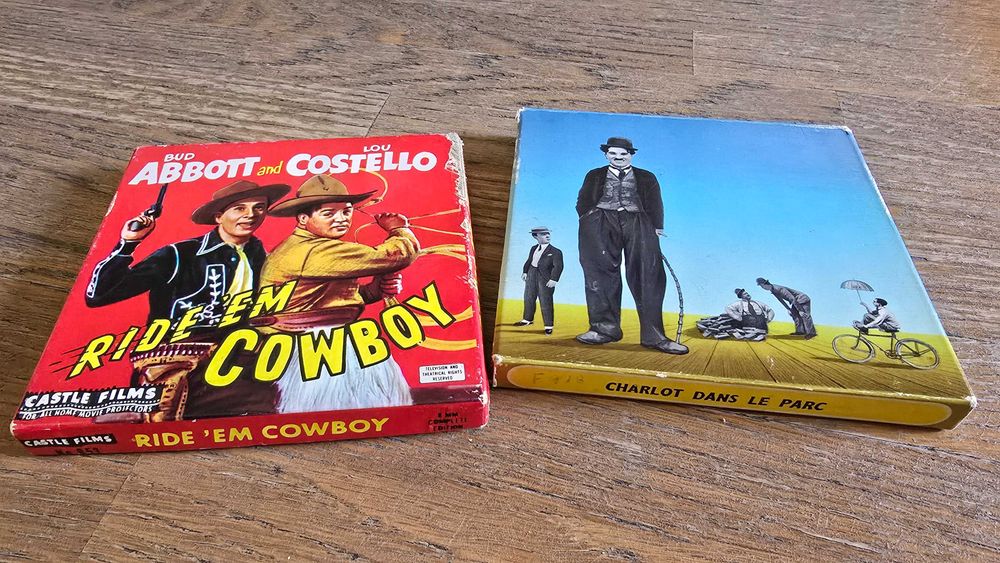 Lote de Filmes Clássicos do Cinema Mudo em Super 8