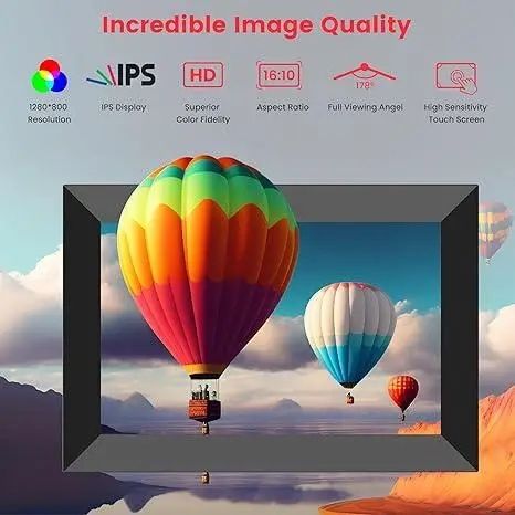 Цифрова фоторамка Frameo 10.1 Wi-Fi з сенсорним екраном 32 Gb