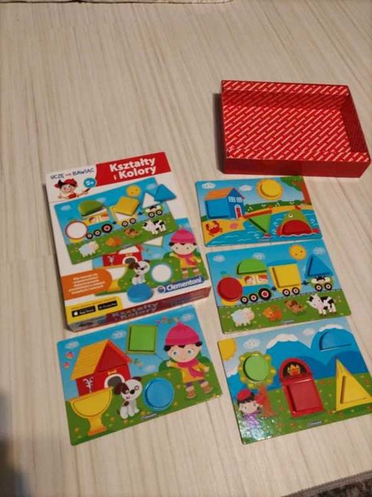 Clementoni Uczę się bawiąc Kształty i kolory 2