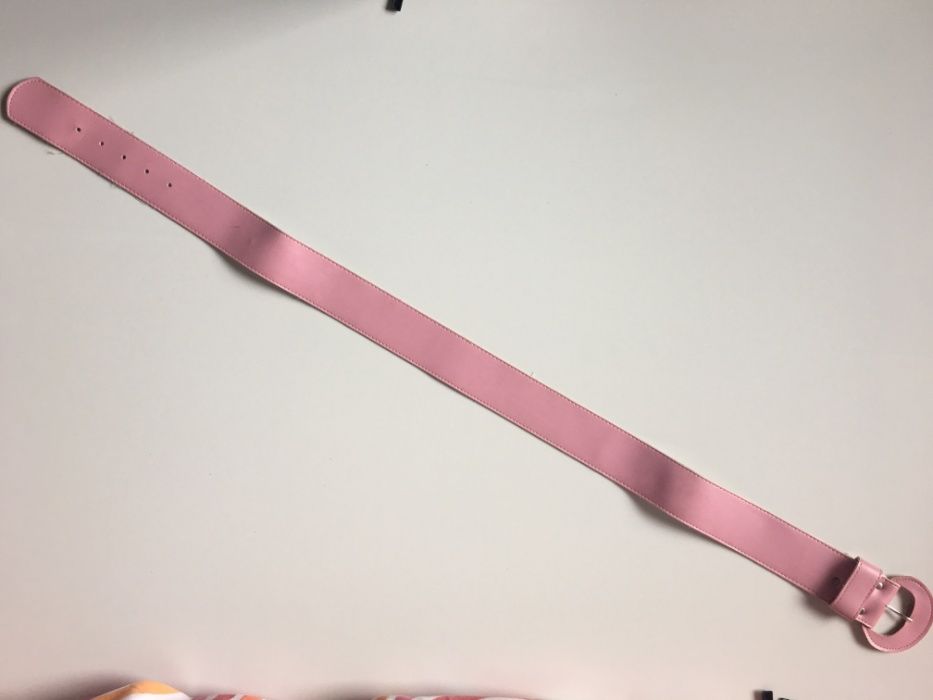 Różowy pasek szeroki 101cm x 5cm