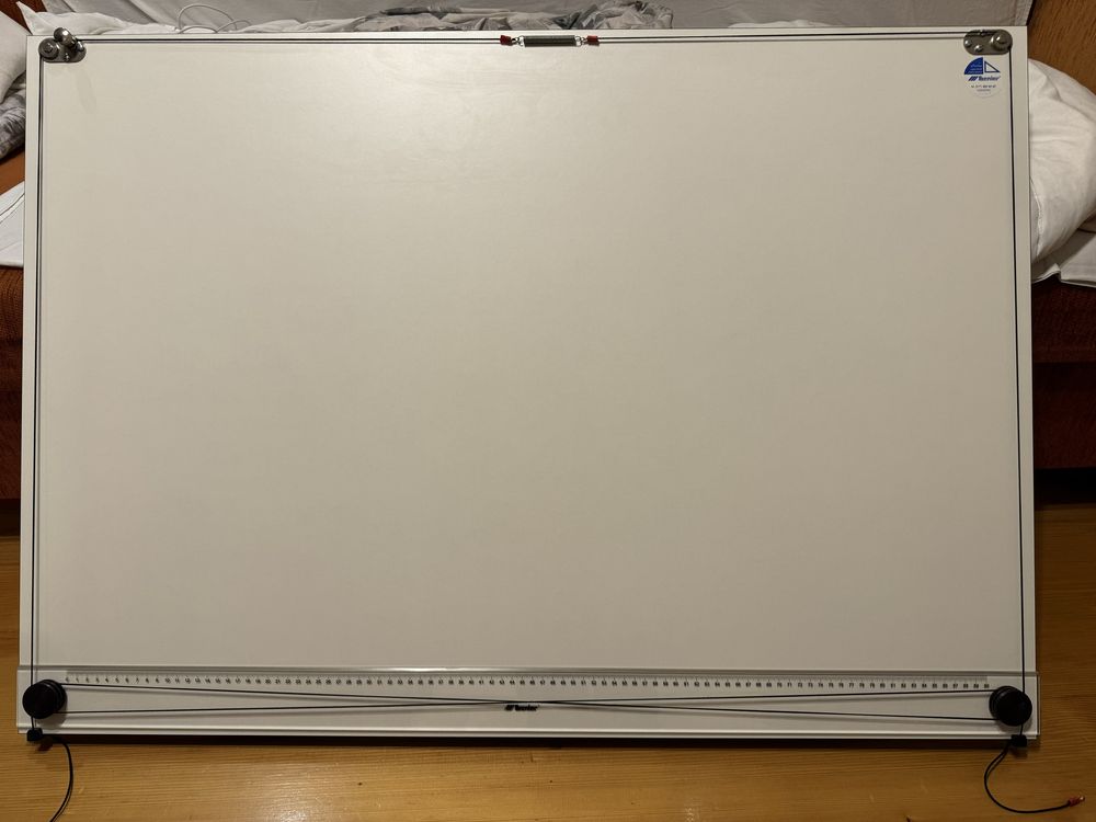 Deska kreślarska  z przykładnicą Leniar 100x70 cm, nowa, Kraków